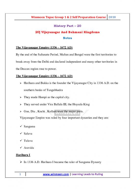 picture Tnpsc History Notes 122083 | History Part 20 In English