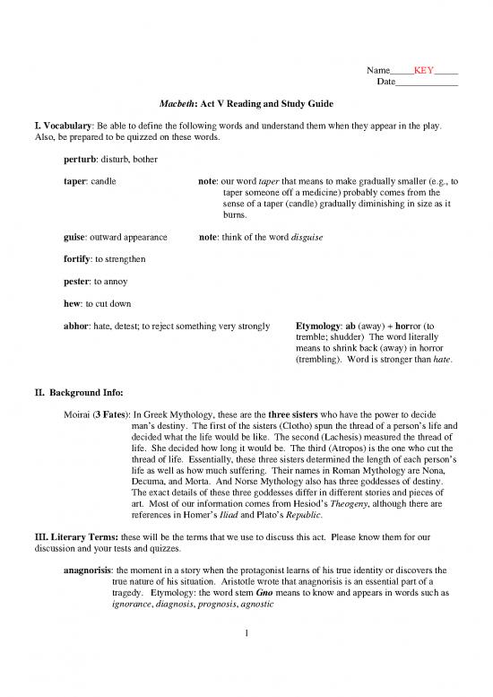 picture1_Study Guide Pdf 121899 | Macbeth Act 5 Key