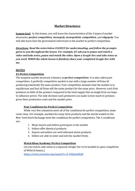 picture Competition Pdf 122727 | March 30 Market Structures