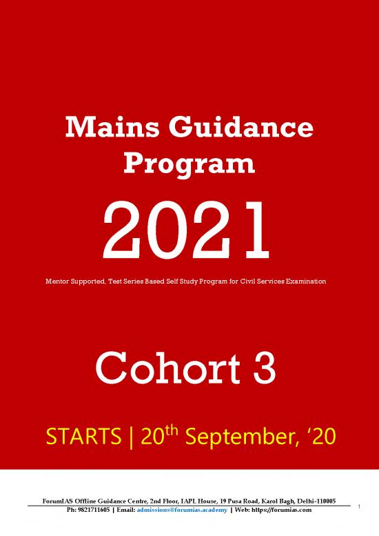 picture Study Pdf 120385 | Mgp 2021 Cohort 3 20th September Final