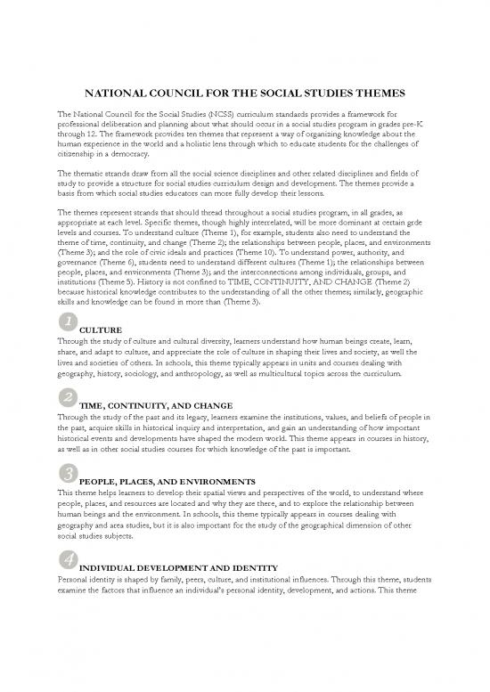 picture_Ncss Standards Pdf 121917 | National Council For The Social Studies Themes