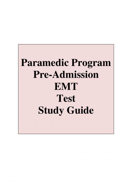 picture Study Pdf 120961 | Paramedic Emt Pre Admission Test Study Guide