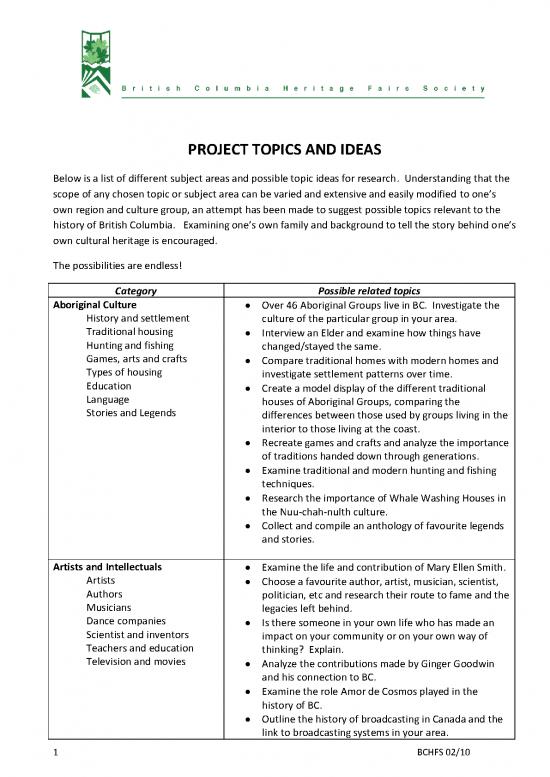 picture Project Topics Pdf 121055 | Project Topics And Ideas