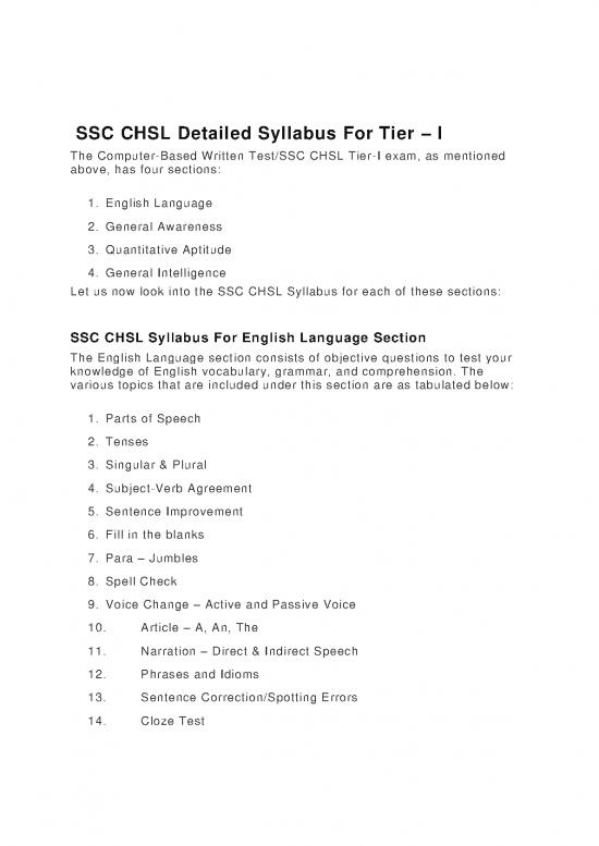 picture General Knowledge Pdf 121159 | Ssc Chsl Syllabus