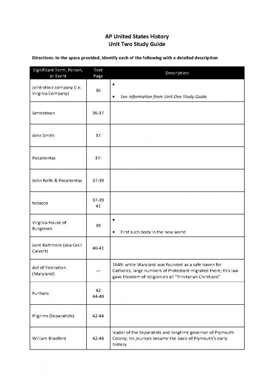 picture Study Guide Pdf 121929 | Study Guide Unit 02 2013 2014
