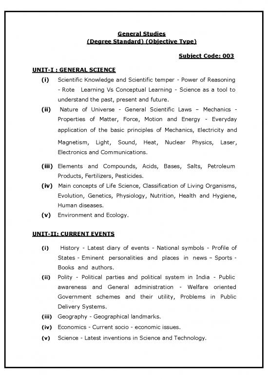 picture General Knowledge Pdf 120986 | Technical Generalstudies Final Syllabus 003