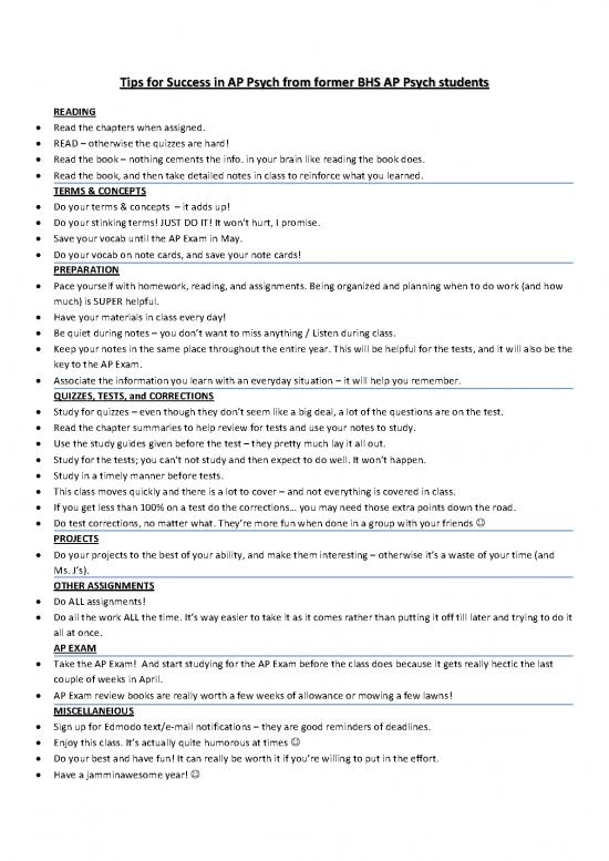 picture_Tips For Success In Ap Psych 1415