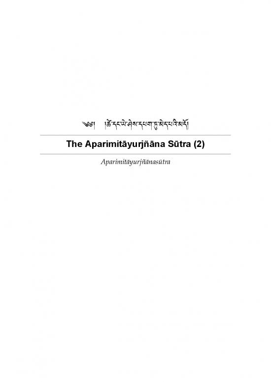 picture1_Toh675 84000 The Aparimitayurjnana Sutra 2