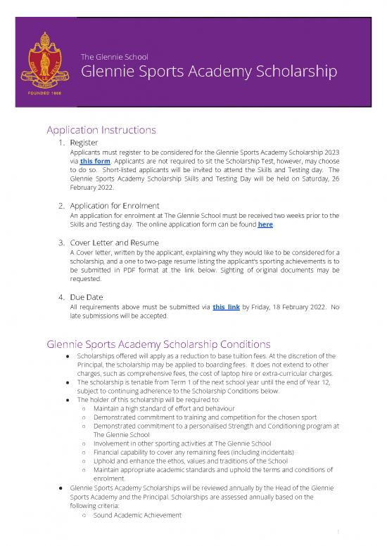 picture1_Scholarship Application Letter Sample Pdf 11192 | Glennie Sports Academy Scholarship 2023 Information | Beasiswa 2023