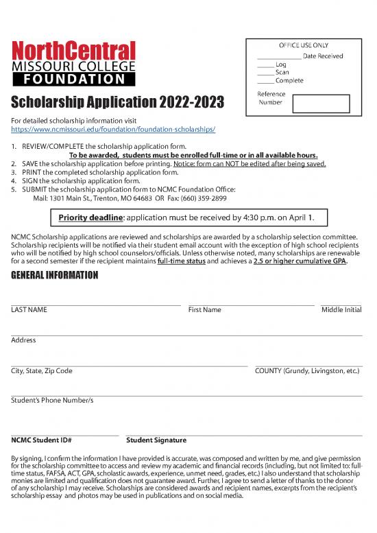 picture_Application Format Pdf 11216 | Scholarship Application Form | Beasiswa 2023