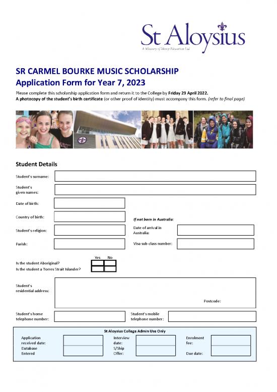 picture Application Format Pdf 11225 | 2023 Music Scholarship Application Form | Beasiswa 2023