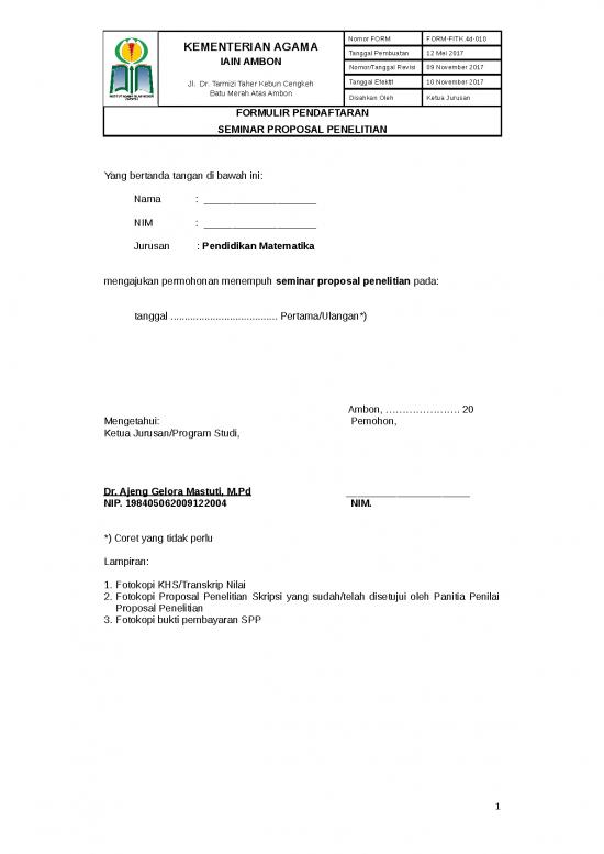 picture_Contoh Usulan Penelitian 11305 | Form Seminar Proposal | Proposal File