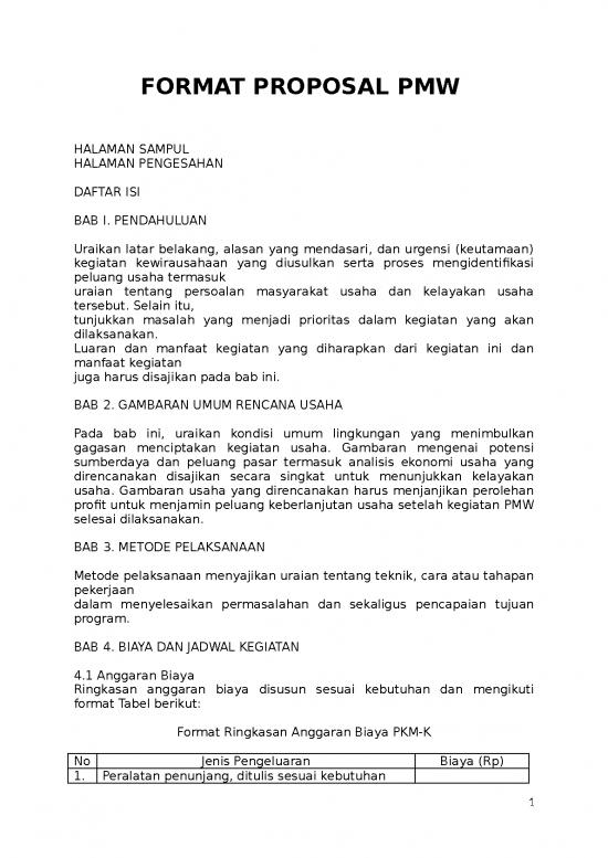 picture_Presentasi Usaha 11370 | Format Proposal Pmw 2018 1 | Proposal File