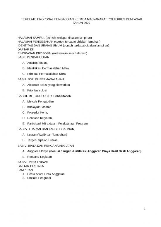 picture Contoh Rencana Anggaran Biaya Kegiatan 11426 | Template Revisi Proposal Covid 19 | Proposal File