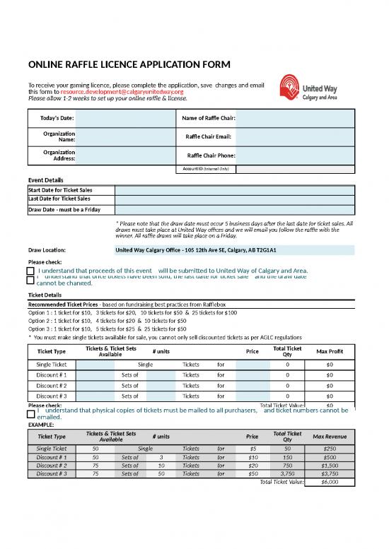 picture1_Excel Sheet Download 11446 | Online Raffle License Application Form Uwca | Sample Application