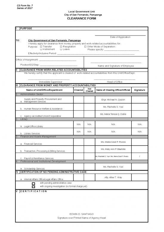 picture1_Excel Sheet Download 11454 | Clearance Form | Sample Application