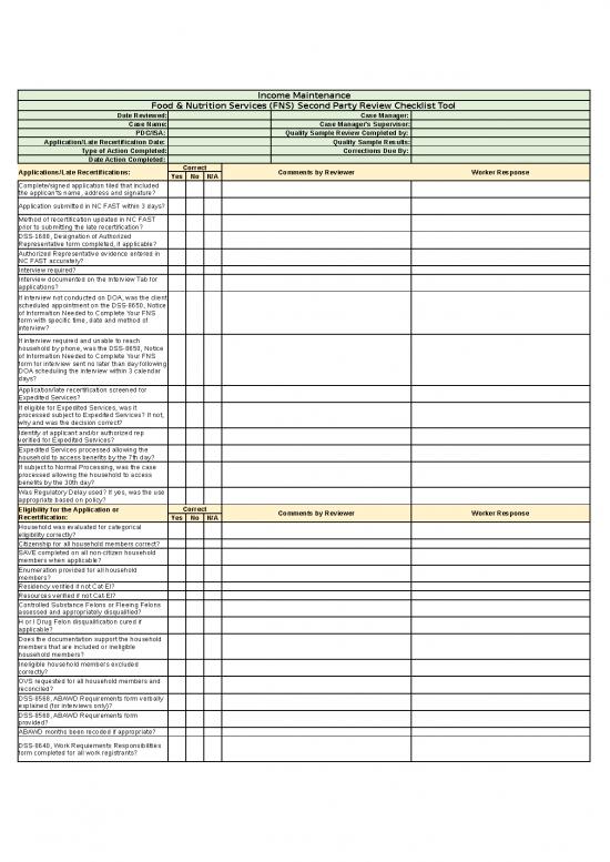 picture Excel Sheet Download 11475 | Fns  Energy Pi Second Party Checklist | Sample Application