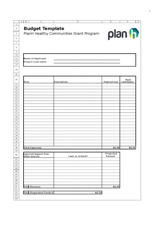 picture Excel Sheet Download 11518 | 2022 Planh Budget Workplan Template Blank 1 | Sample Application