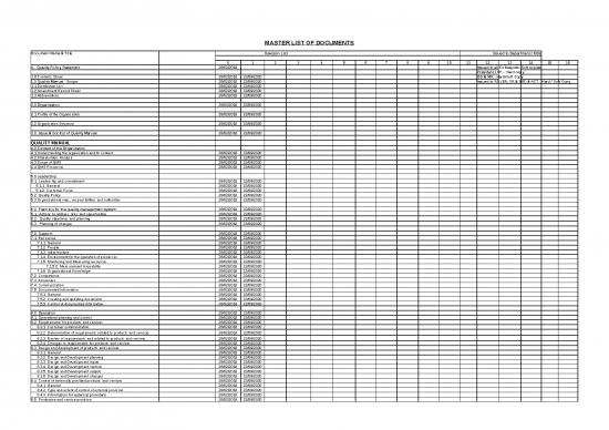 picture Excel Sheet Download 11549 | Master List Of Documents | Sample Application
