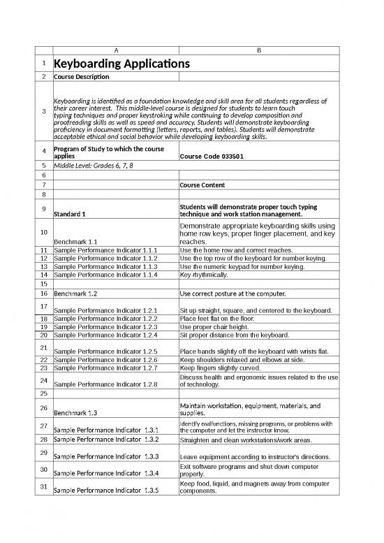 picture Excel Sheet Download 11584 | Middleschoolkeyboardingapplicationscoursestandards | Sample Application