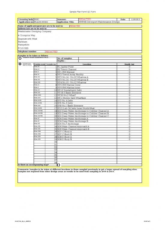 picture_Download Form Excel 11612 | 131205 Samplingplan | Sample Application