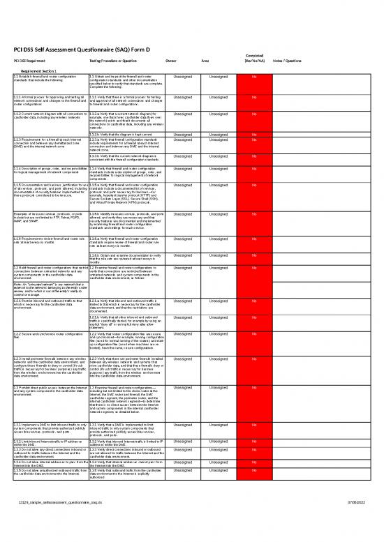 picture_Excel Sheet Download 11614 | Sample Selfassessment Questionnaire Saq | Sample Application