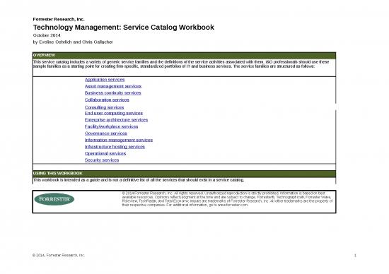 picture Excel Sheet Download 11630 | Published Service Catalog Workbook | Sample Application