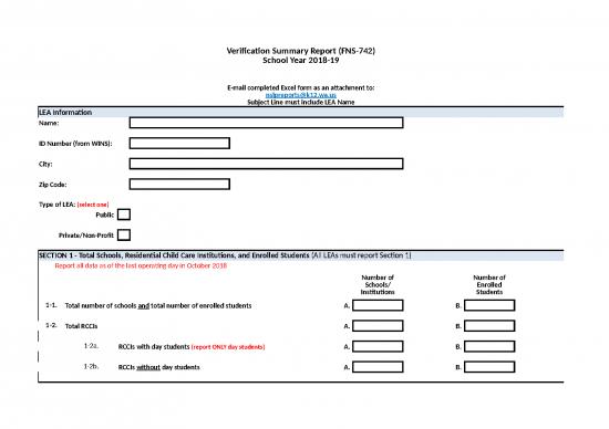 picture Excel Sheet Download 11634 | Verificationsummaryreportfns 742 | Sample Application