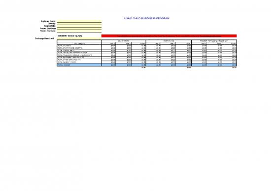 picture Excel Sheet Download 11692 | C Full Application Budget Template | Sample Application