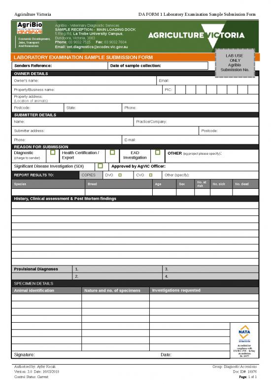 picture1_Certification Format Word 11716 | Agribio Laboratory Examinataion Sample Submission Form | Sample Submission