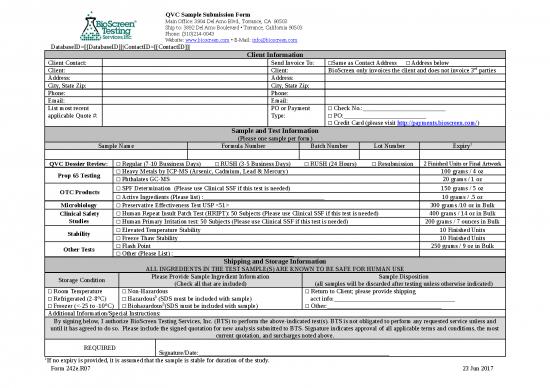 picture Business Spread Sheet 11725 | Formr07 Qvc | Sample Submission