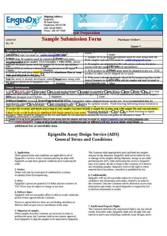 picture_Sample Submission Form | Sample Submission