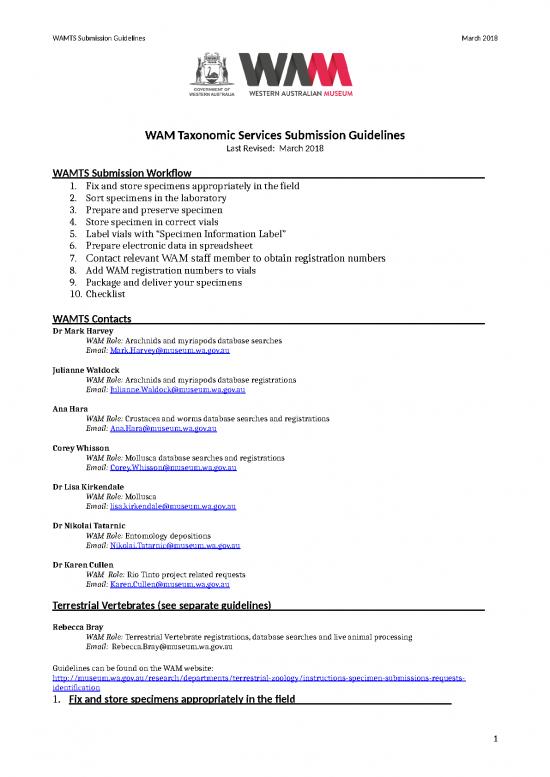 picture Services Flyer Template Free 11799 | Final Draft Wamts Submission Guidelines May 2018 1 | Sample Submission