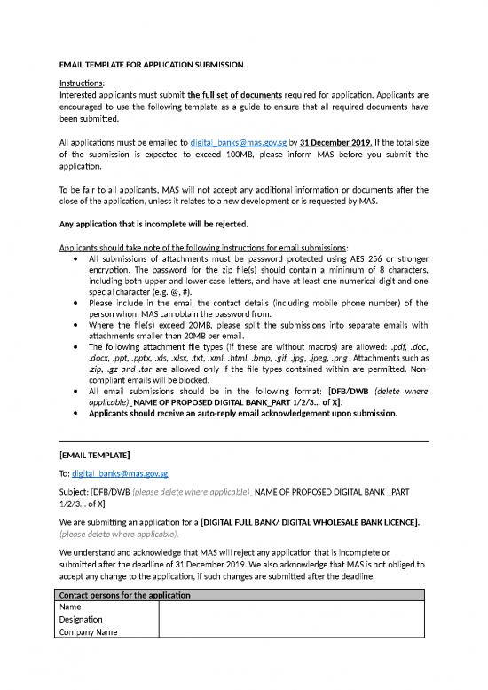 picture_Email Template For Db Application Submission | Sample Submission