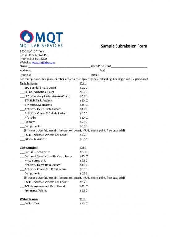 picture_Electronic Spread Sheet 11944 | Mqt Sample Submission Form | Sample Submission
