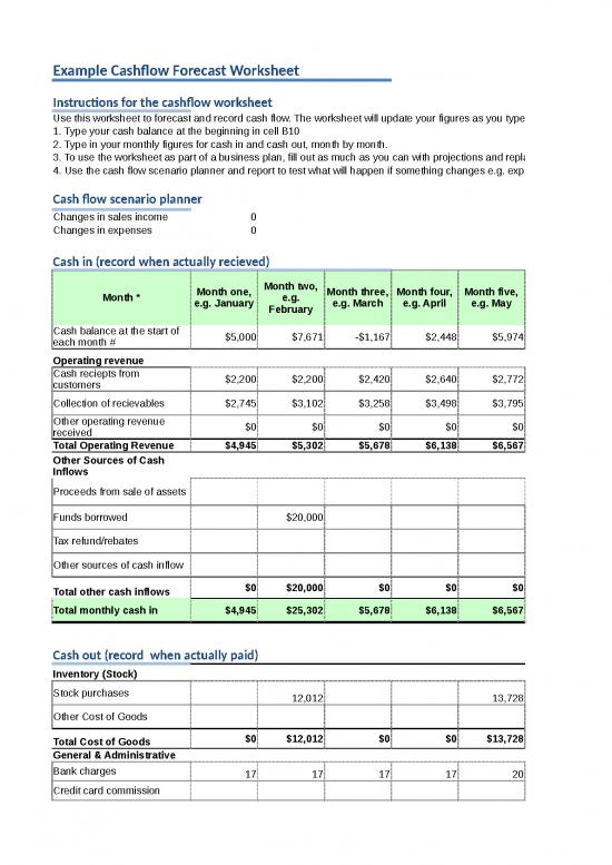 picture1_Excel Sheet Download 12138 | Cash Flow Forecasting Template | Business Form Tools