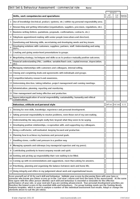 picture Financial Spreadsheet 12139 | Skillsetassessmenttemplatecomrole | Business Form Tools