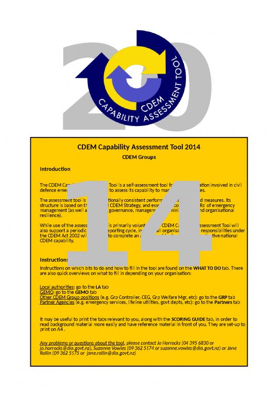 picture_Excel Sheet Download 12153 | Cdem Capability Assessment Tool V6 0 | Business Form Tools