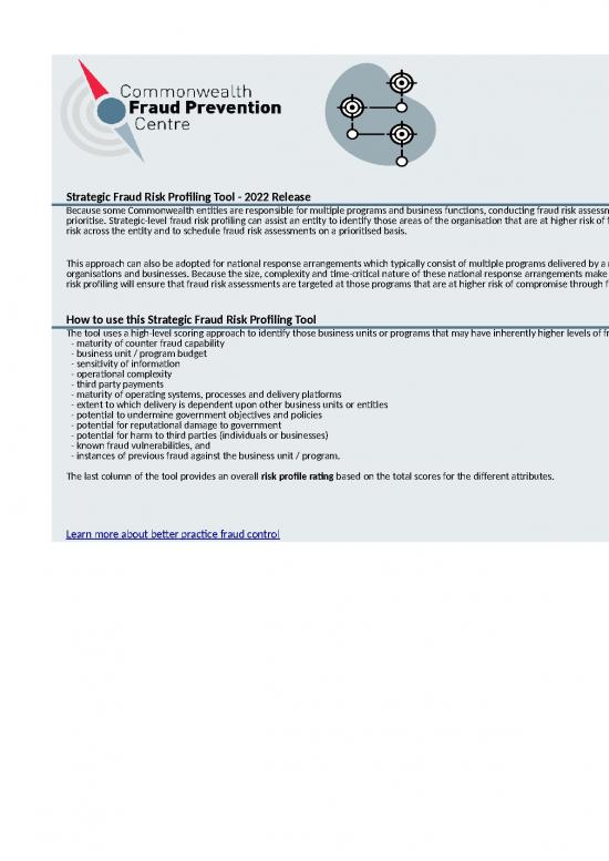 picture_Excel Sheet Download 12157 | Strategic Fraud Risk Profiling Tooxlsx | Business Form Tools