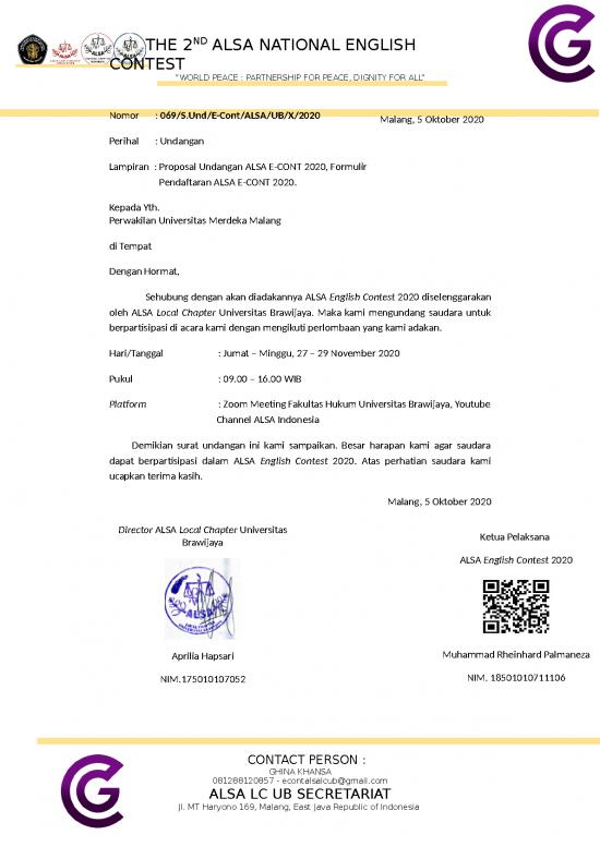 picture Meeting Flyer Template Word 12268 | Undangan Econt Universitas Merdeka Malang | File Undangan