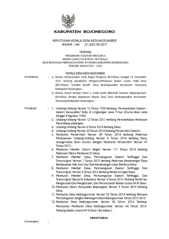 picture_Presentasi Usaha 12348 | Sk Perubahan Susunan Pengurus Bumdes 2017 | Literatur Keorganisasian Bumdes