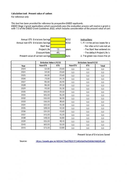 picture Present Value Excel Template 12389 | Present Value Of Carbon Calculation Tool | Business Form Tools