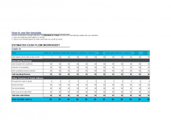 picture1_Excel Sheet Download 12411 | Cash Flow Forecasting Template R1 | Business Form Tools
