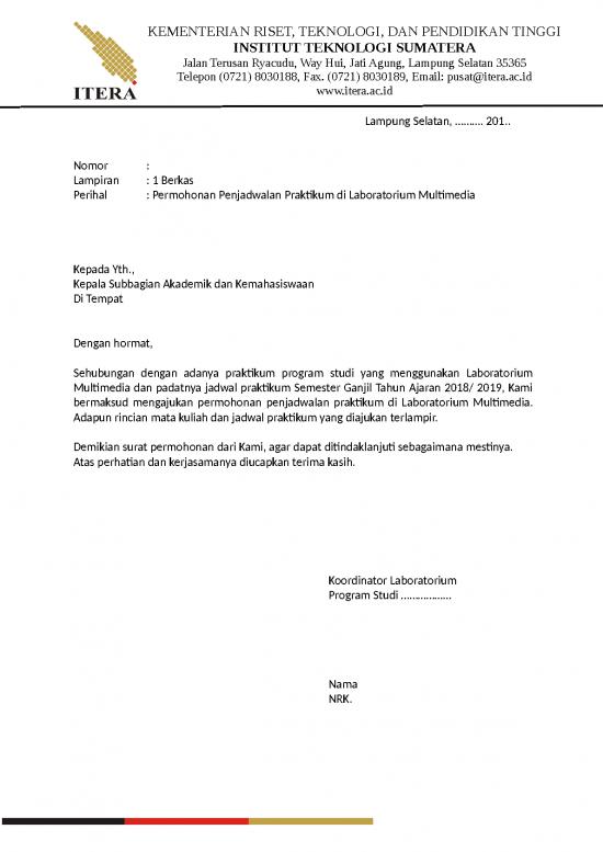 picture_Surat Permohonan Penjadwalan Praktikum Di Lab Mm 2019