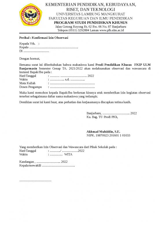 picture Surat Konfirmasi Izin Observasi Ke Sekolah Pkh 2022