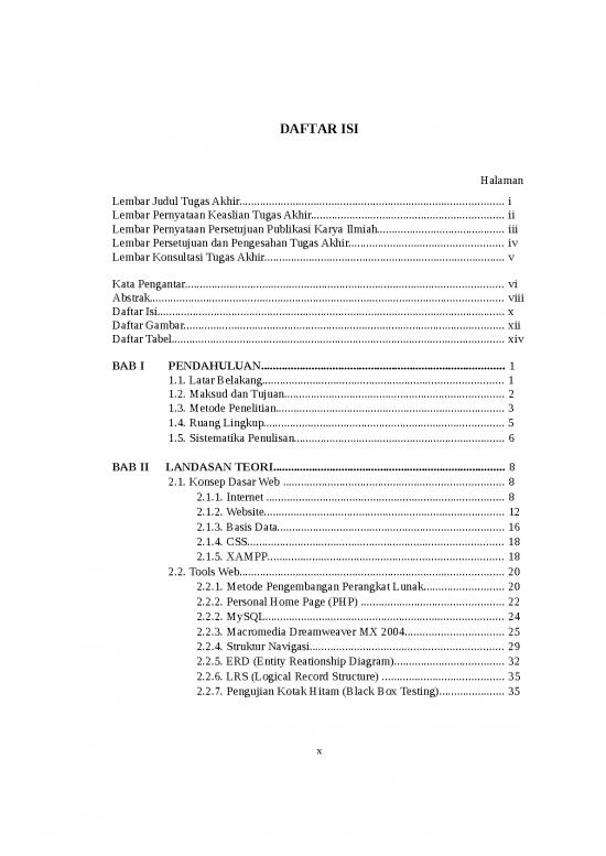 picture Contoh Metode Penelitian 12614 | File 8 Daftar Isi