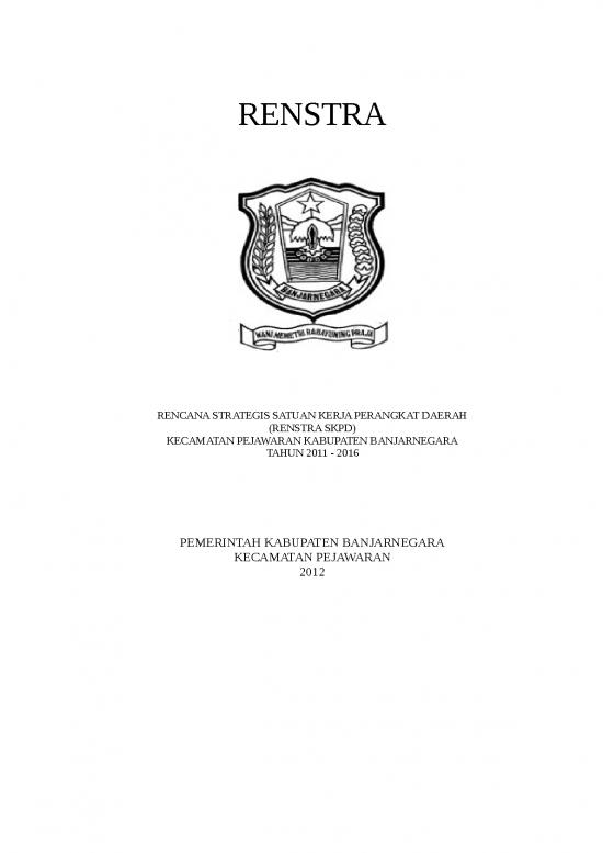 picture1_Renstra Kecamatan Pejawaran 2011 2016