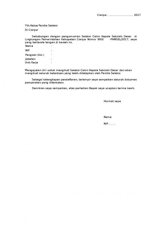 picture_File - Surat Pernyataan Id 12898 | Format Surat Pernyataan Seleksi Ks Sd