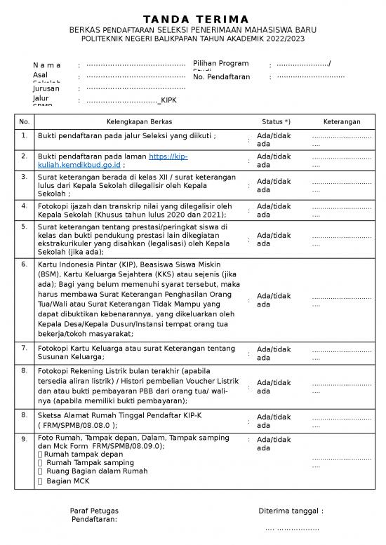picture_File - Surat Keterangan Id 13125 | Frspmb3 Tanda Terima Berkas Kip