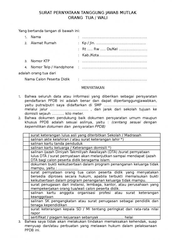 picture_File - Surat Pernyataan Id 13177 | Surat Pernyataan Tanggung Jawab Mutlak Ppdb 2020